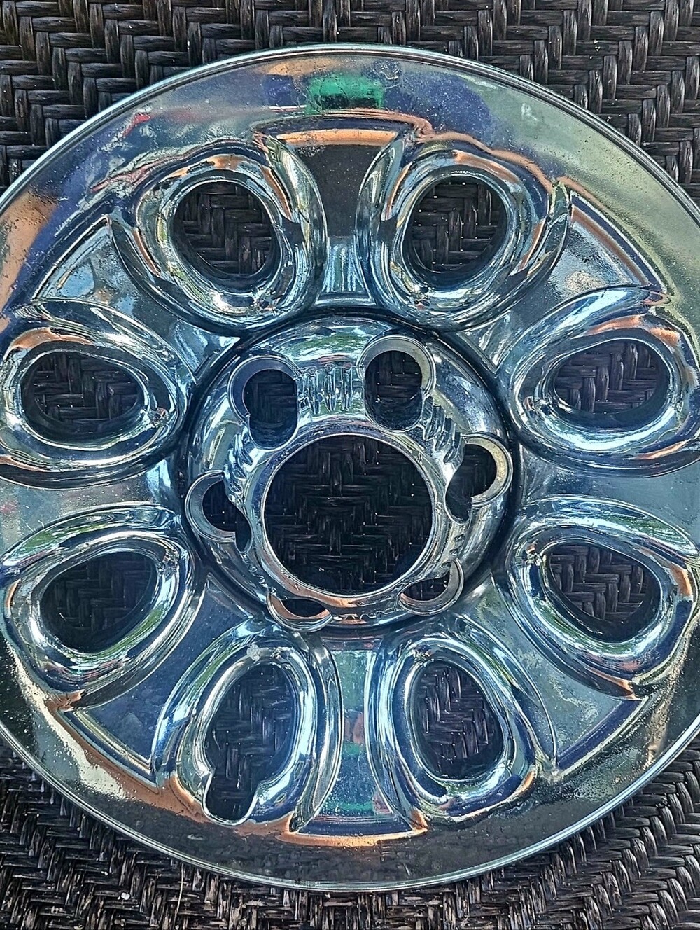 Set of 4 Chevy 1500 6 Lug 17" Chrome Wheel Skins Rim Simulators hub cap covers